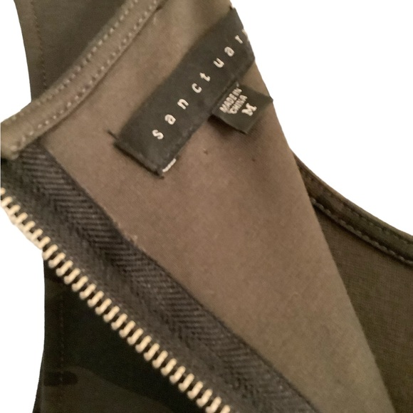 SANCTUARY Mod Molly Mini shift Dress. MINK CAMO SIZE MEDIUM - Picture 13 of 16